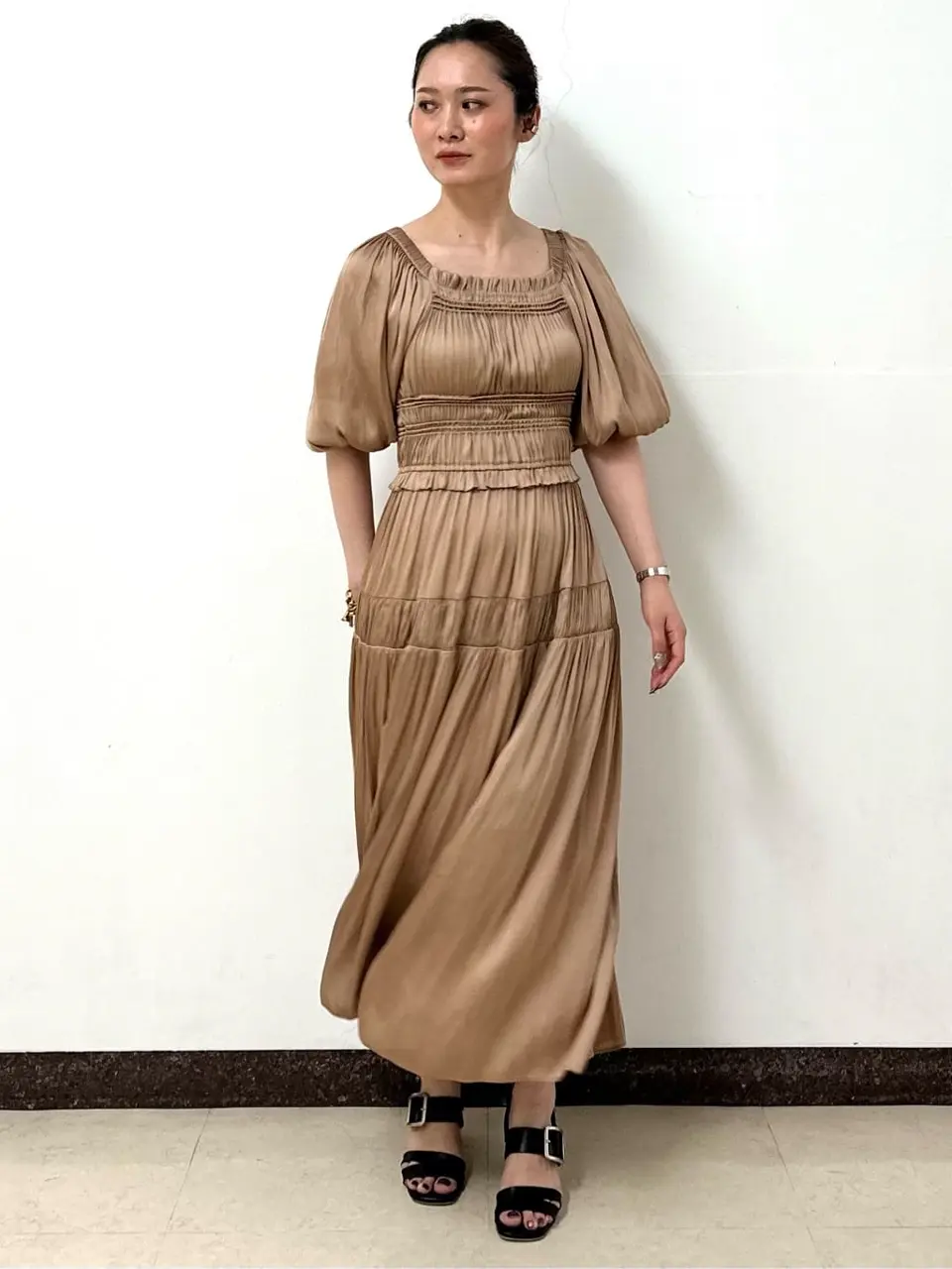 GRACE CONTINENTAL The Banquet Kogane. コーディネート画像