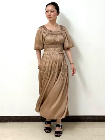 GRACE CONTINENTAL The Banquet Kogane. コーディネート画像