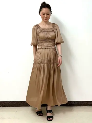 GRACE CONTINENTAL The Banquet Kogane. コーディネート画像