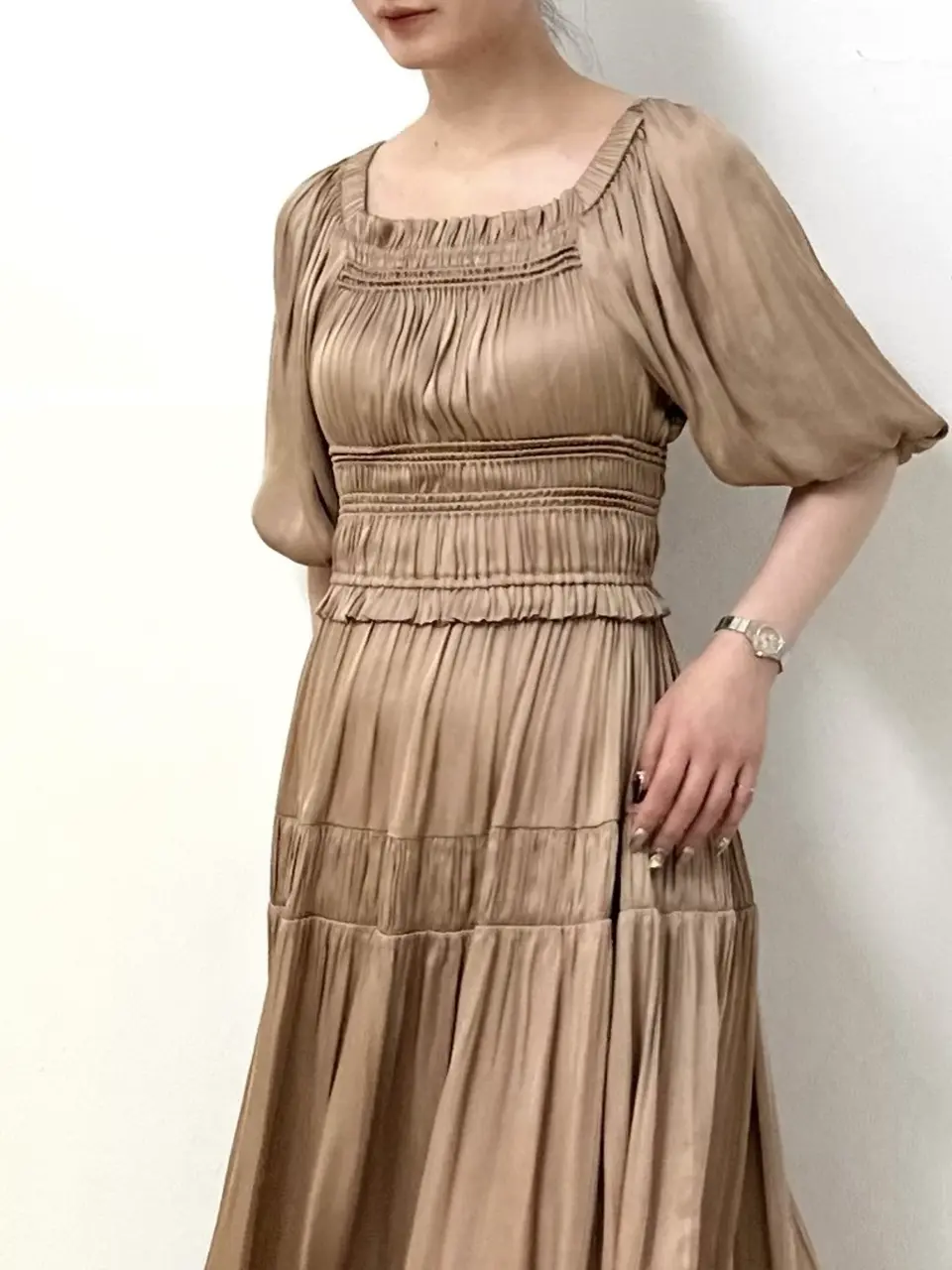 GRACE CONTINENTAL The Banquet Kogane. コーディネート画像