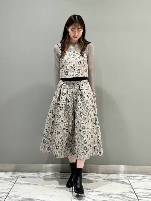 【yooyoon ✨】グレースコンチネンタル ボタニカルセパレートドレス ボタニカルセパレートドレス / GRACE CONTINENTAL | GRACE