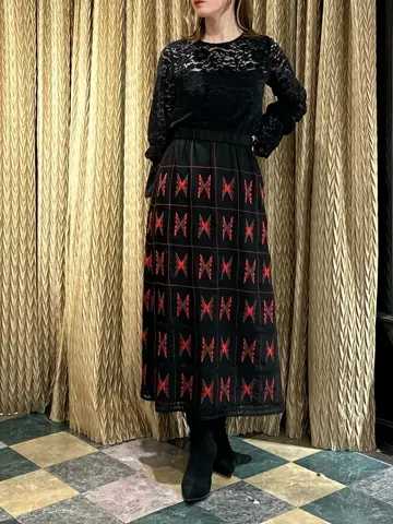 GRACE CONTINENTAL The Banquet Kogane. コーディネート画像