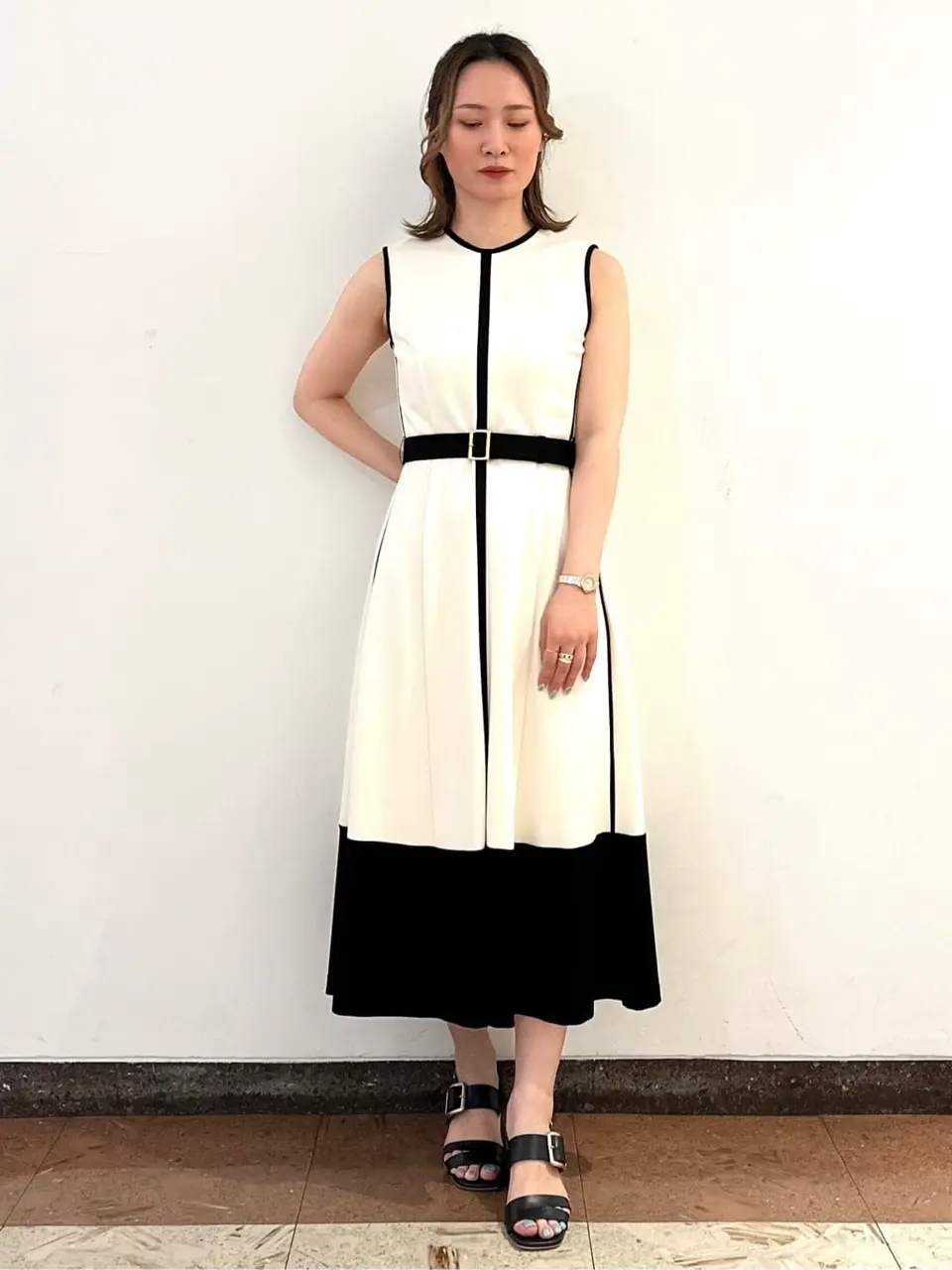 GRACE CONTINENTAL The Banquet Kogane. コーディネート画像