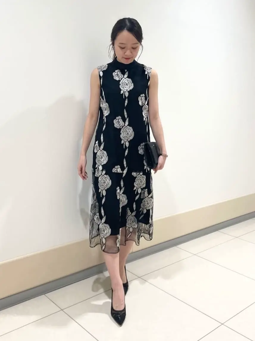 ハイネック刺繍ワンピース / GRACE CONTINENTAL | GRACE