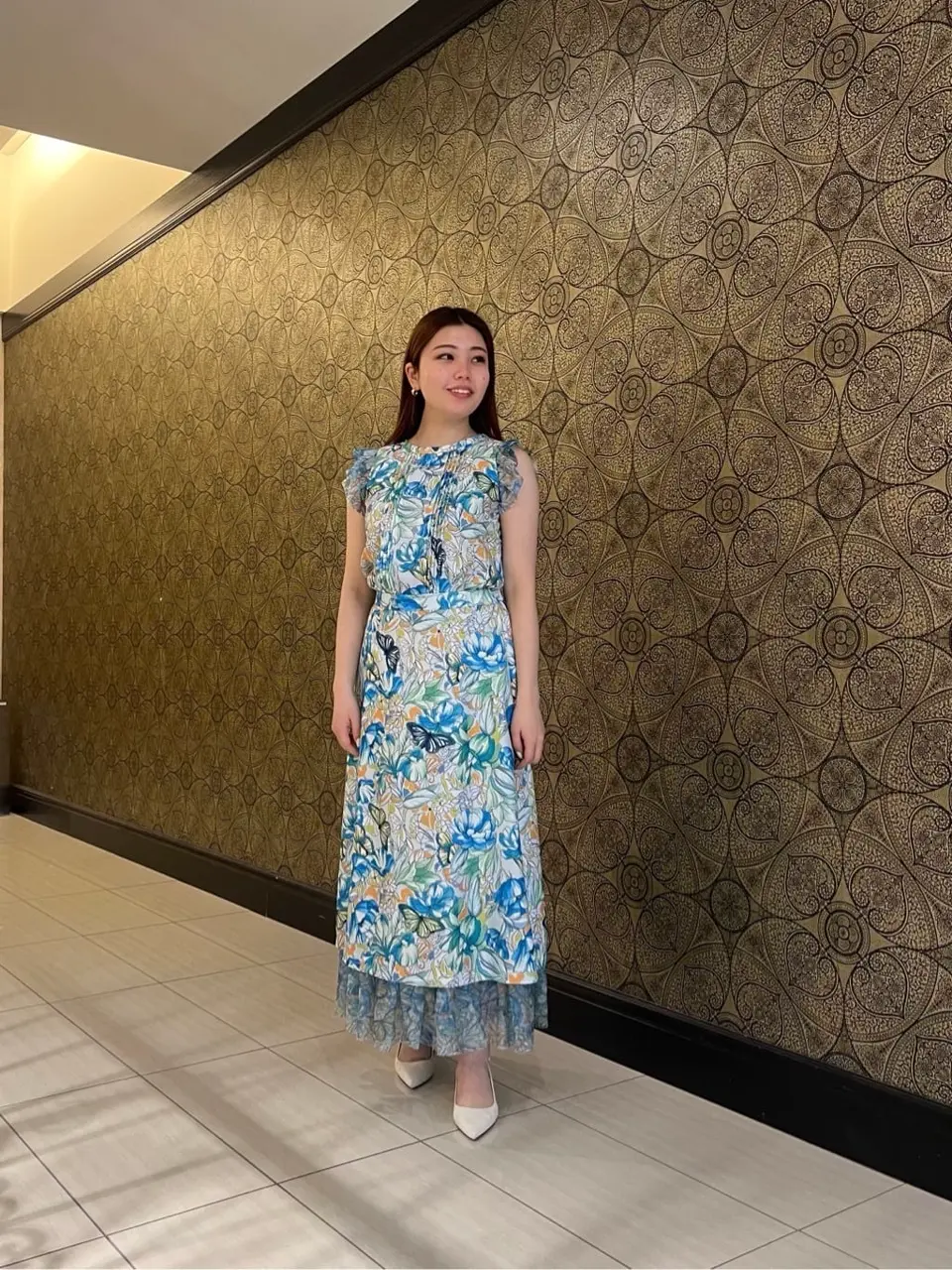ぽぽ様✨ グレースコンチネンタル スカート ヴィンテージフラワープリント 花柄 フラワーガーデンプリントスカート / GRACE CONTINENTAL | GRACE