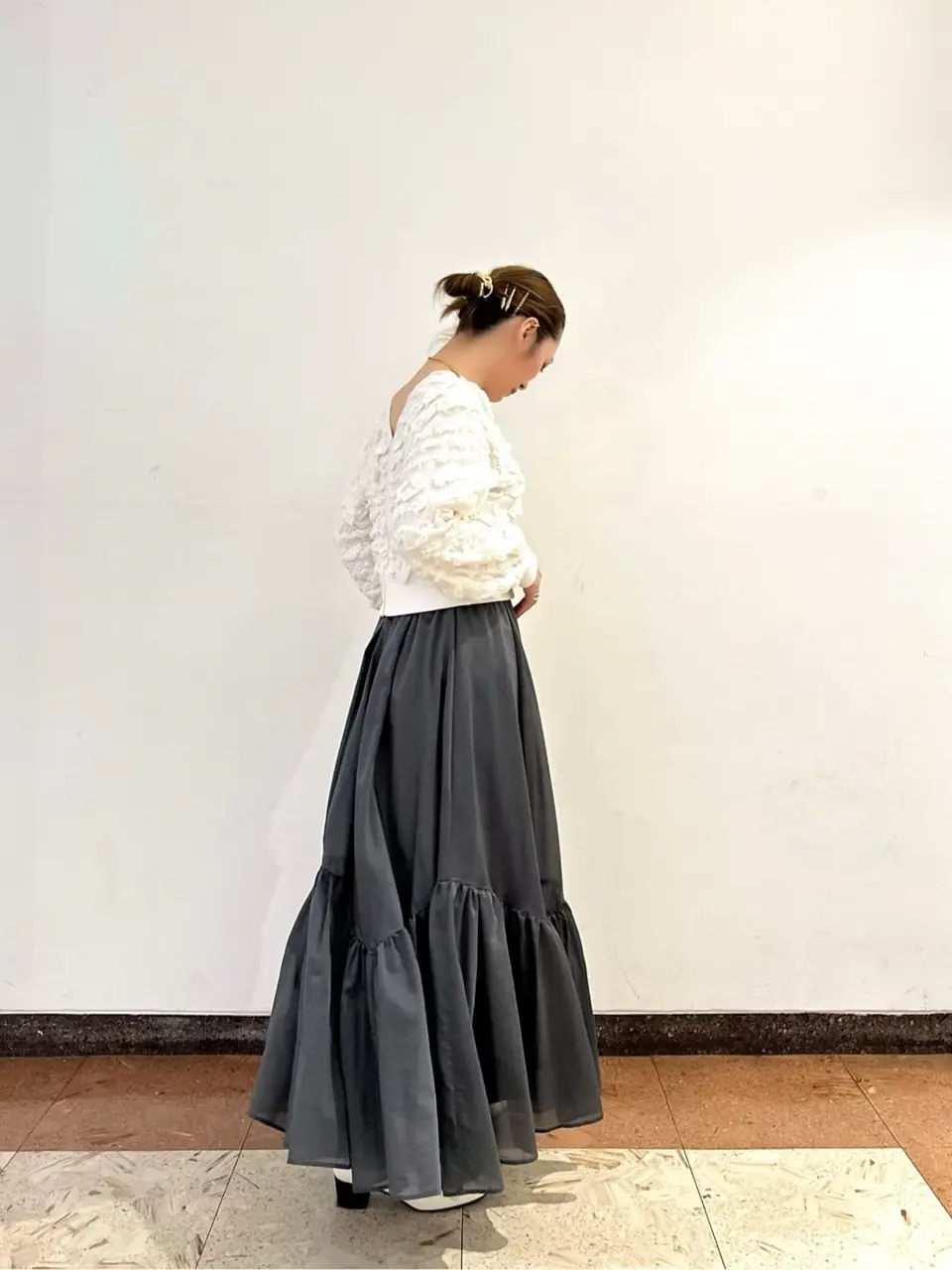 GRACE CONTINENTAL The Banquet Kogane. コーディネート画像