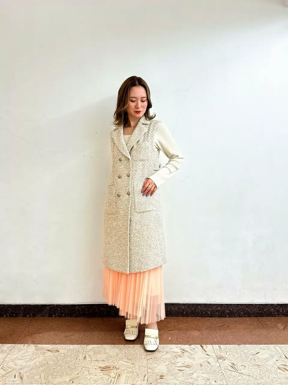 GRACE CONTINENTAL The Banquet Kogane. コーディネート画像