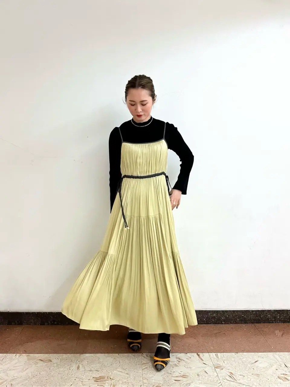 GRACE CONTINENTAL The Banquet Kogane. コーディネート画像