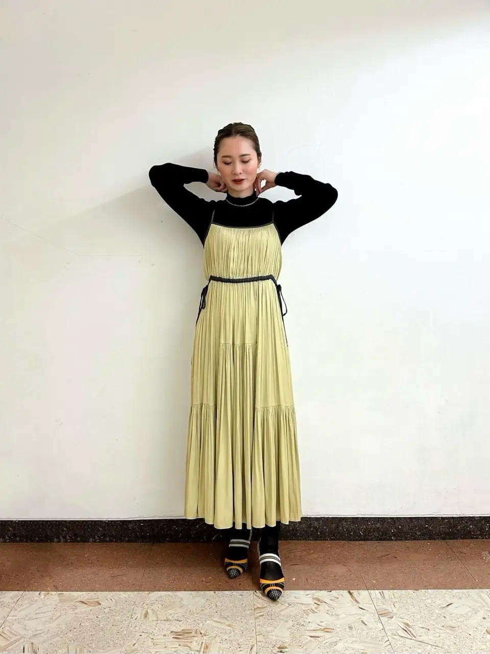 GRACE CONTINENTAL The Banquet Kogane. コーディネート画像