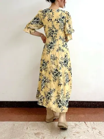 GRACE CONTINENTAL The Banquet Kogane. コーディネート画像