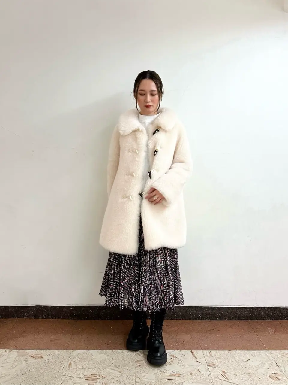 未使用品　ウールボアショートコート　グレースコンチネンタル ウールボアショートコート / GRACE CONTINENTAL | GRACE