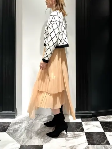 GRACE CONTINENTAL The Banquet Kogane. コーディネート画像