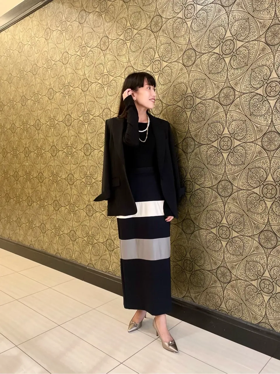 GRACE CONTINENTAL The Banquet  Sekine コーディネート画像