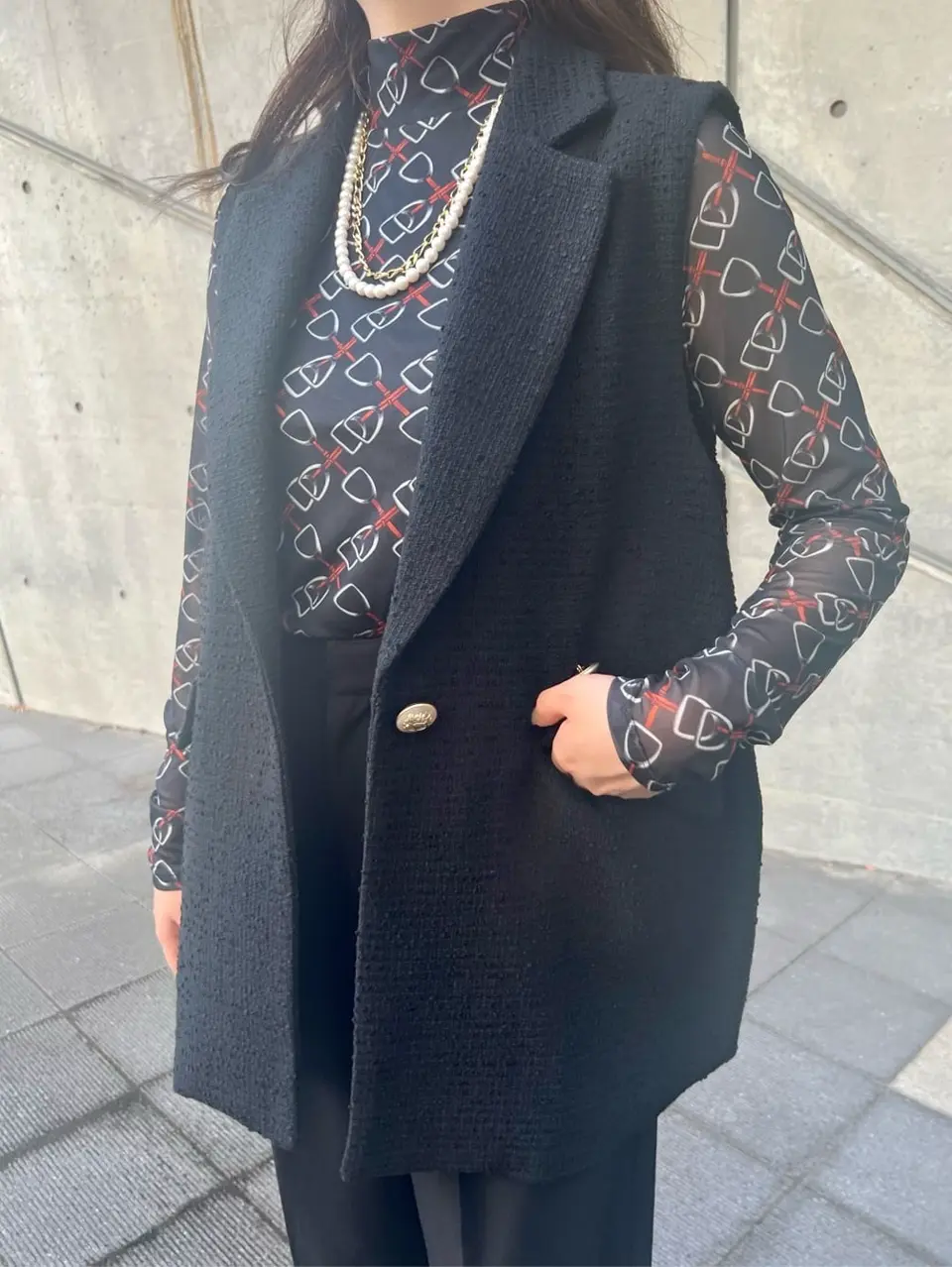 GRACE CONTINENTAL The Banquet 赤坂 梨来 コーディネート画像