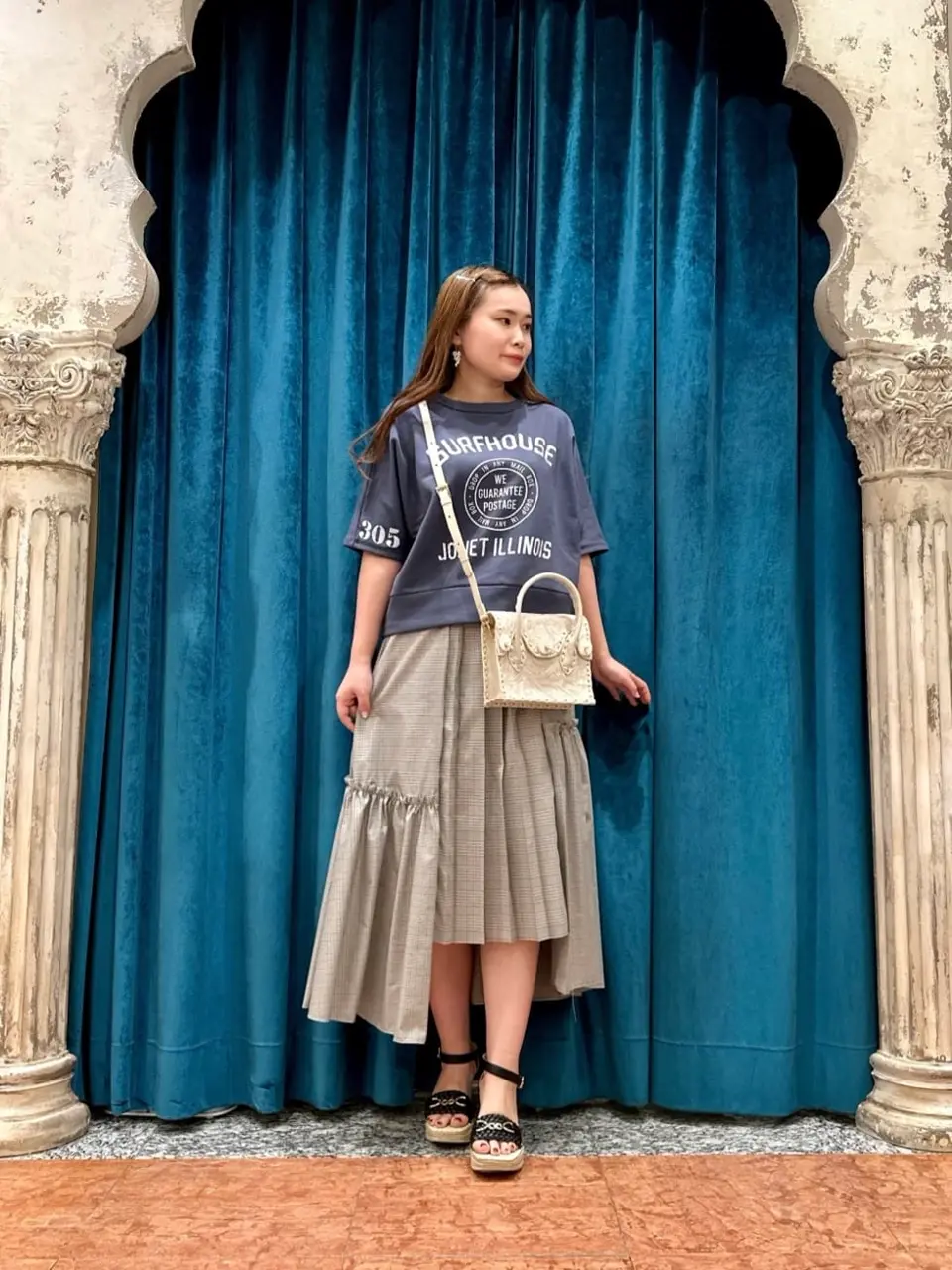  中根　里帆 コーディネート画像