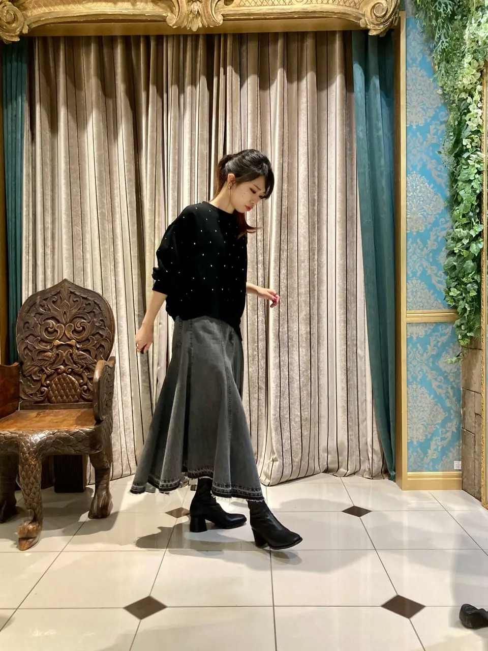 GRACE CONTINENTAL The Banquet FUKUSHIMA YURIE コーディネート画像