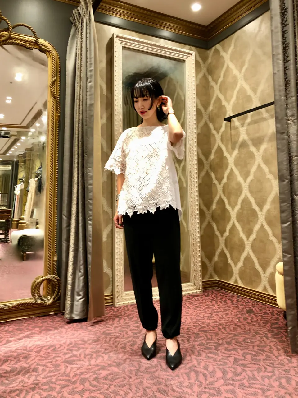 GRACE CONTINENTAL The Banquet 尾田亜沙美 コーディネート画像