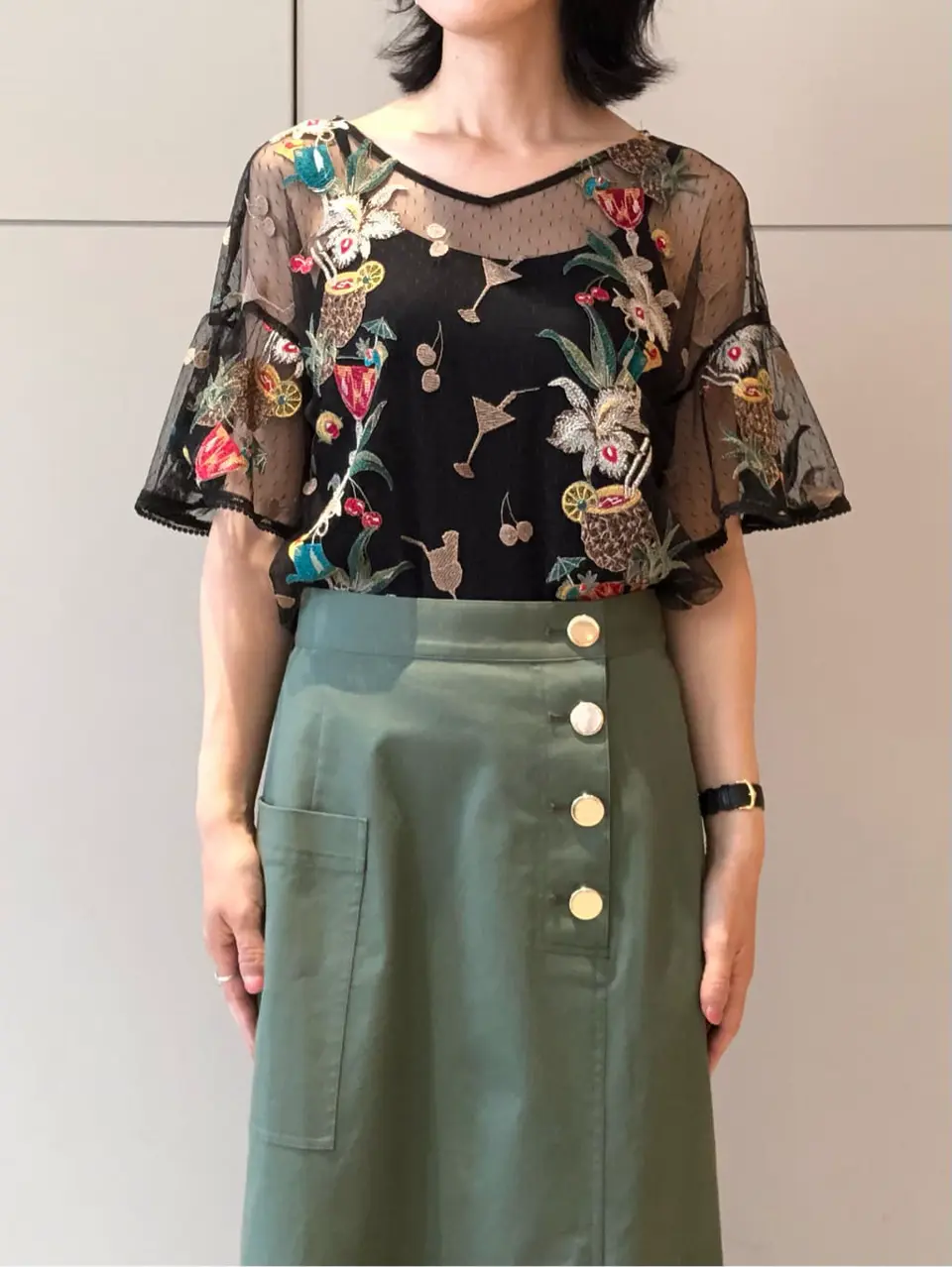 GRACE CONTINENTAL The Banquet 尾田亜沙美 コーディネート画像