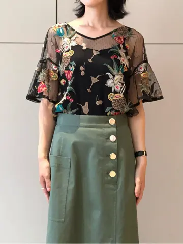 GRACE CONTINENTAL The Banquet 尾田亜沙美 コーディネート画像