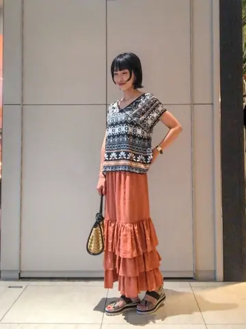 GRACE CONTINENTAL The Banquet 尾田亜沙美 コーディネート画像