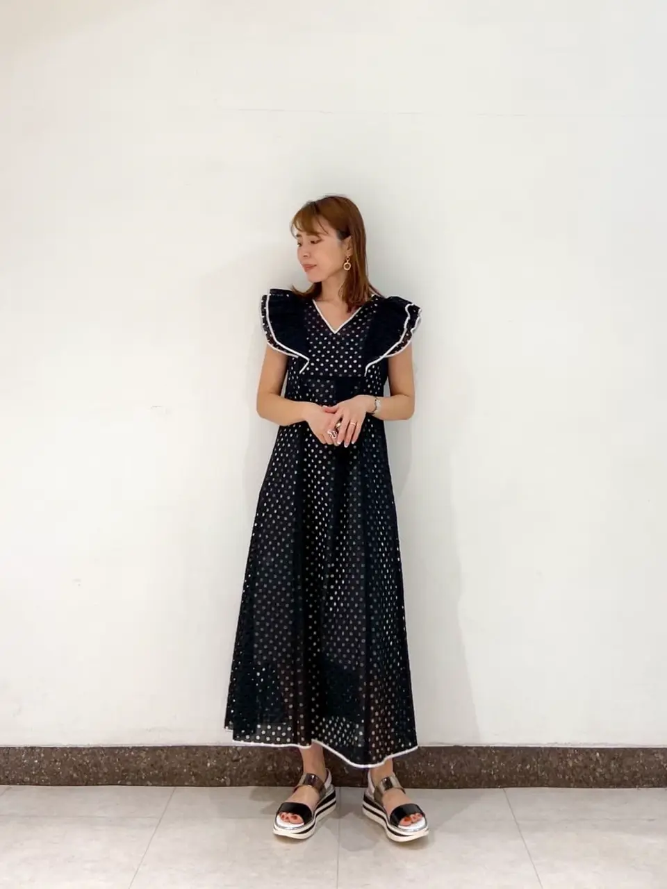 GRACE CONTINENTAL The Banquet 古川温子 コーディネート画像