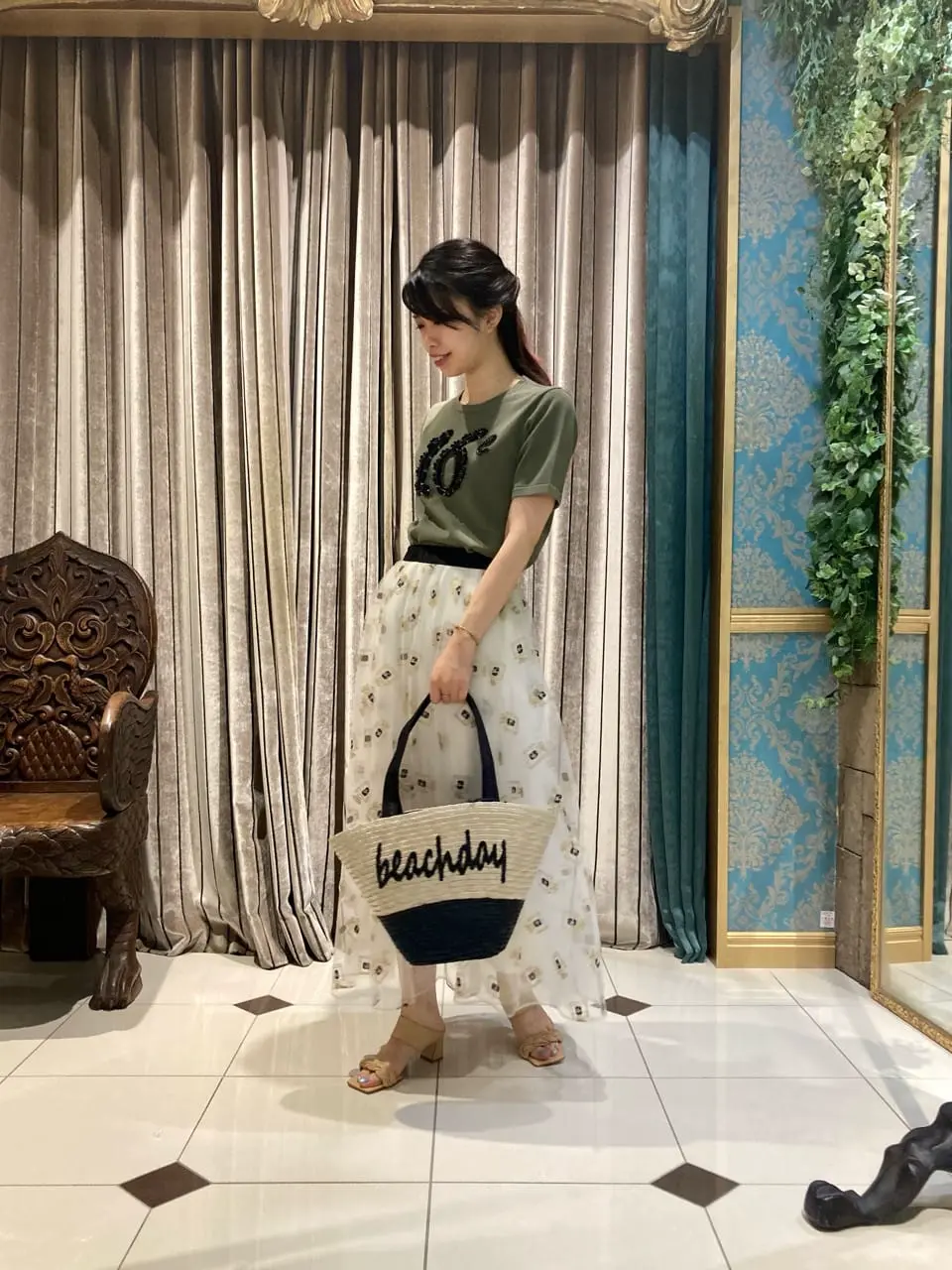 GRACE CONTINENTAL The Banquet FUKUSHIMA YURIE コーディネート画像