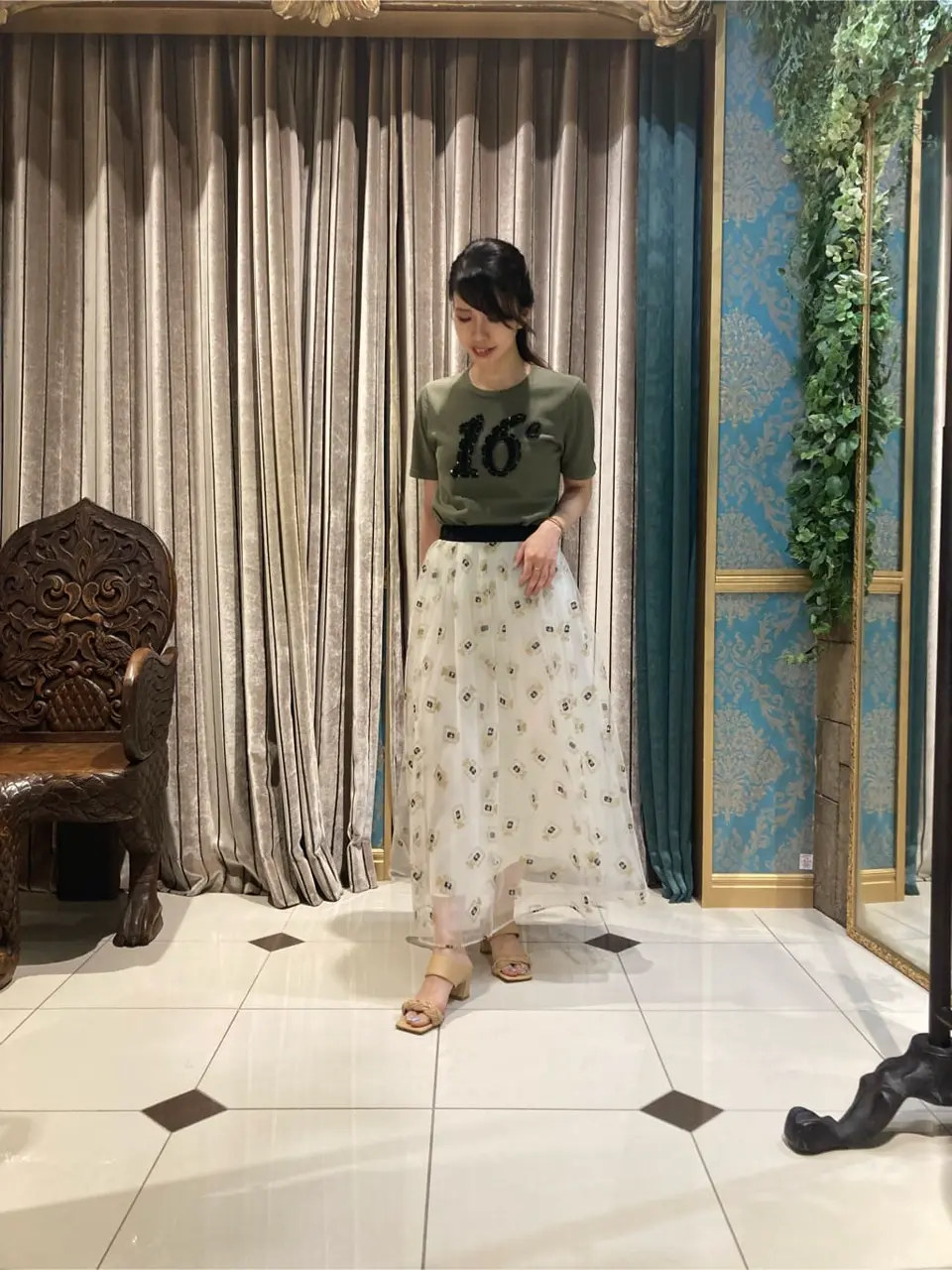 GRACE CONTINENTAL The Banquet FUKUSHIMA YURIE コーディネート画像