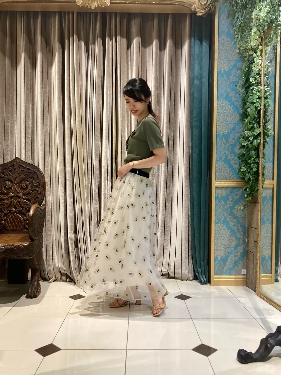 GRACE CONTINENTAL The Banquet FUKUSHIMA YURIE コーディネート画像