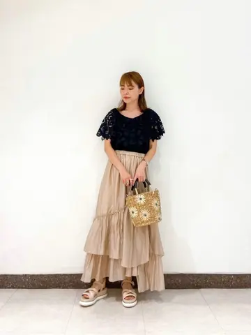 GRACE CONTINENTAL The Banquet 古川温子 コーディネート画像