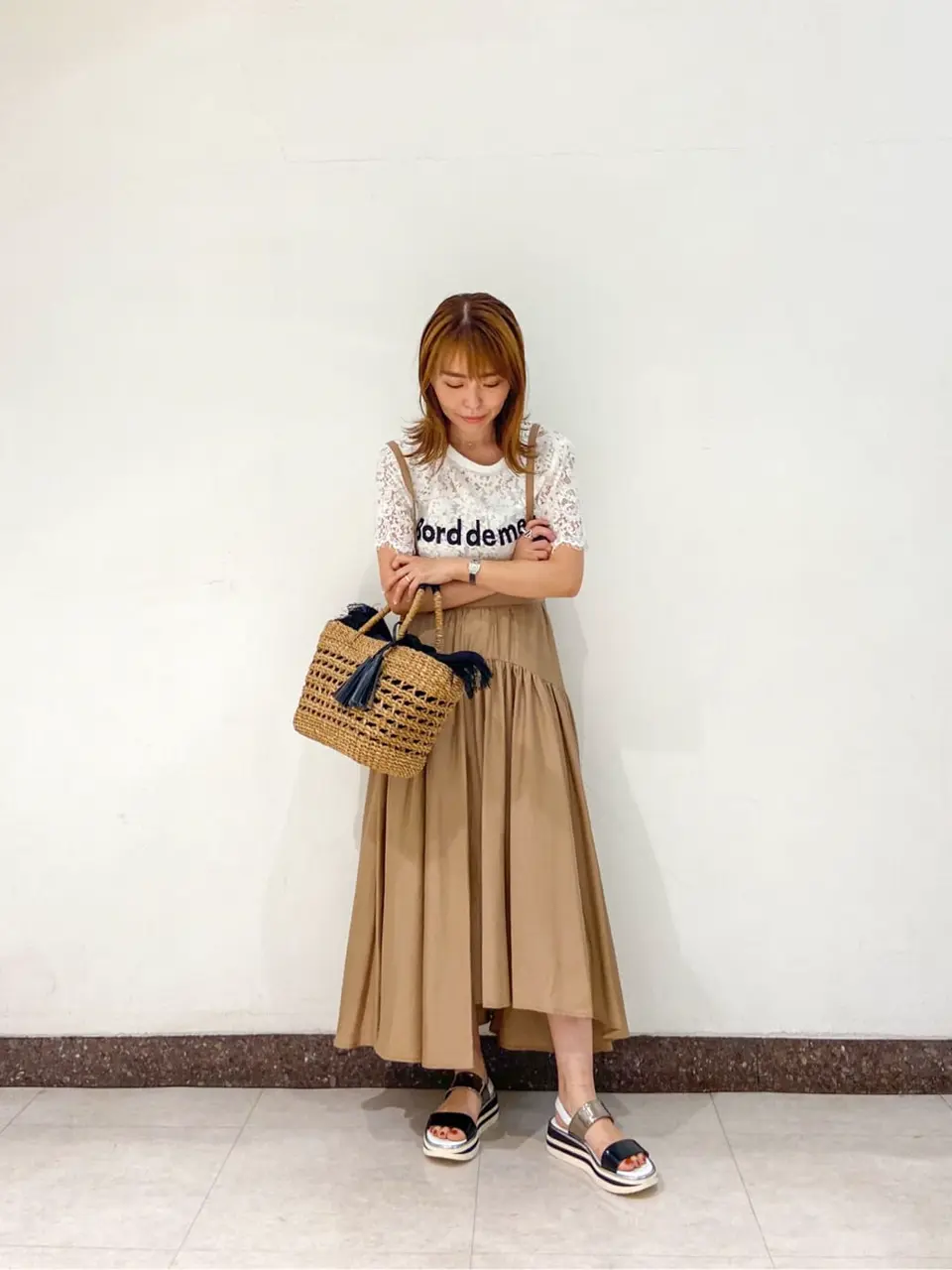 GRACE CONTINENTAL The Banquet 古川温子 コーディネート画像