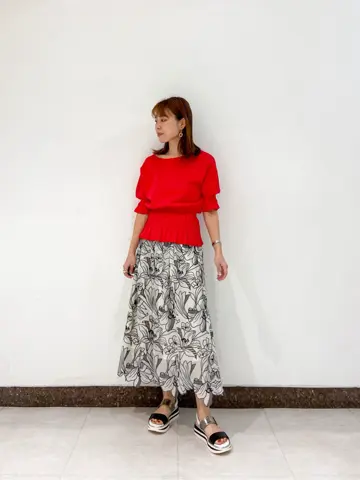 GRACE CONTINENTAL The Banquet 古川温子 コーディネート画像