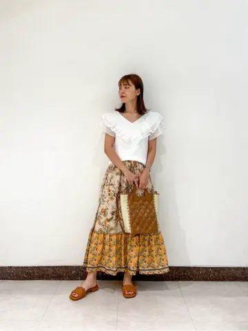 GRACE CONTINENTAL The Banquet 古川温子 コーディネート画像