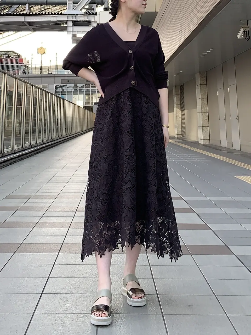 GRACE CONTINENTAL The Banquet 日笠　雅 コーディネート画像