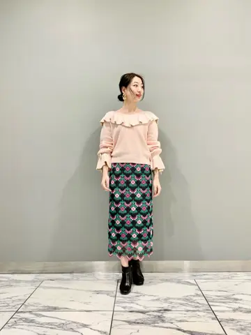 GRACE CONTINENTAL The Banquet eri コーディネート画像