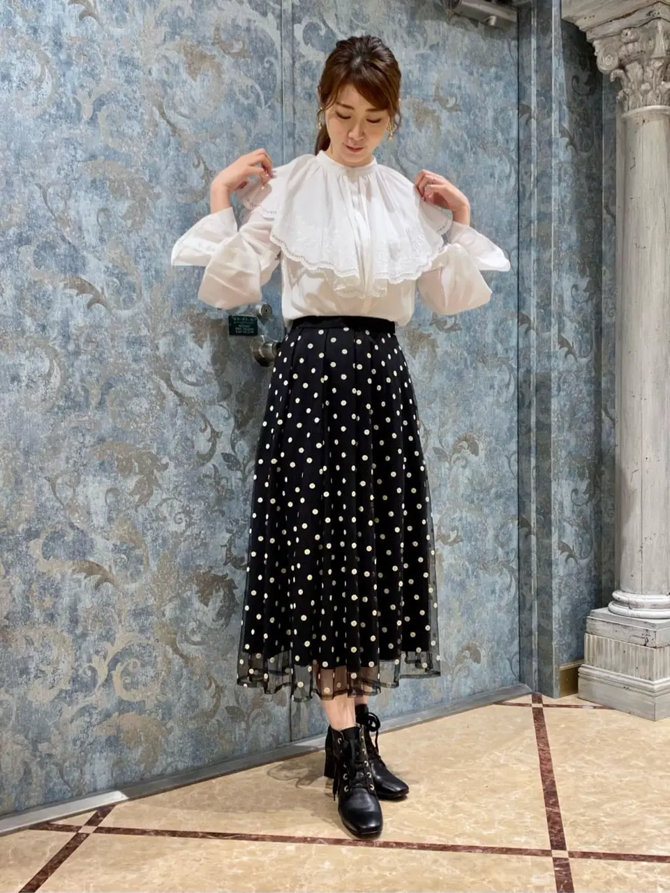 GRACE CONTINENTAL The Banquet Aya. コーディネート画像