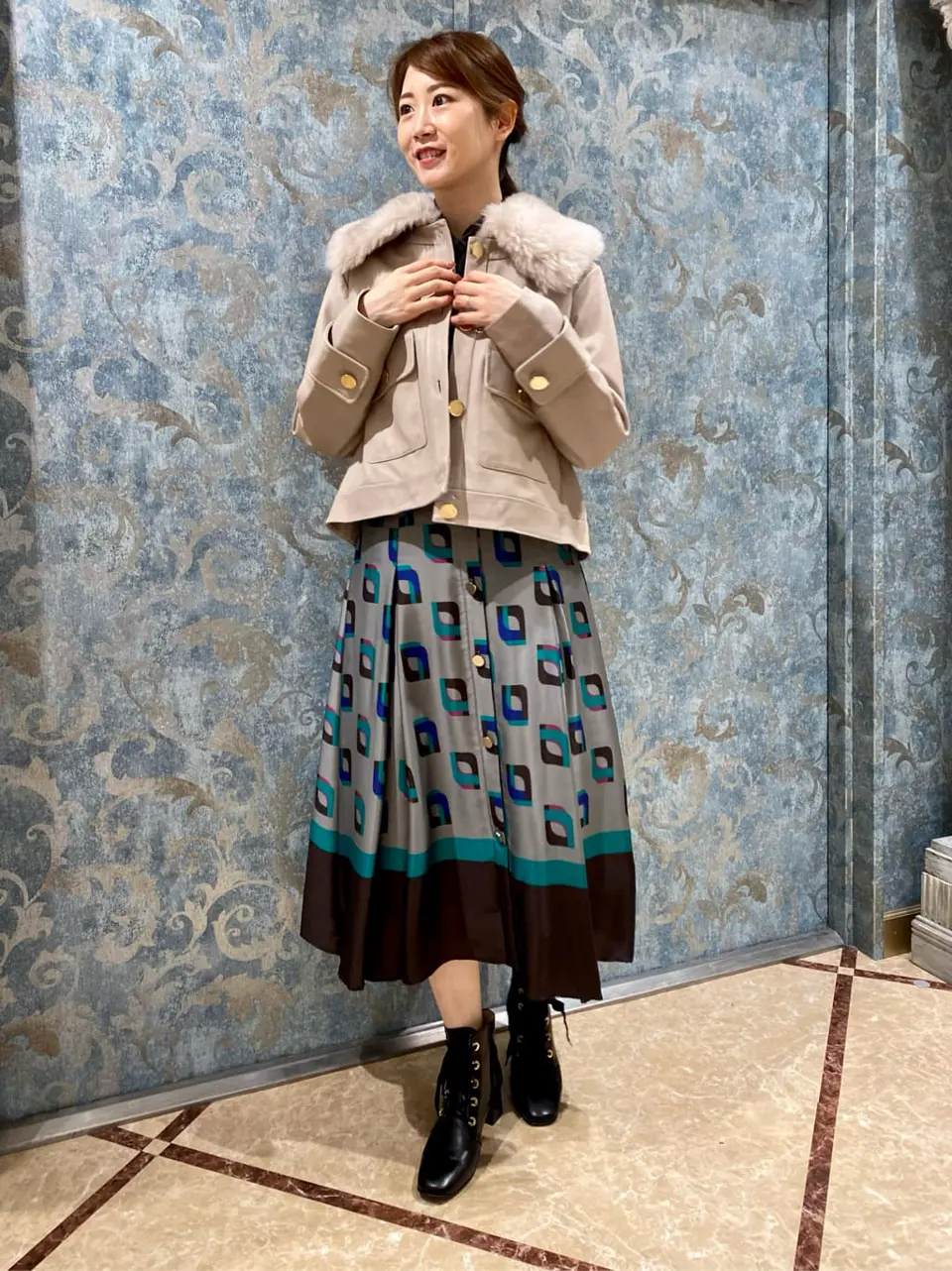 GRACE CONTINENTAL The Banquet Aya. コーディネート画像