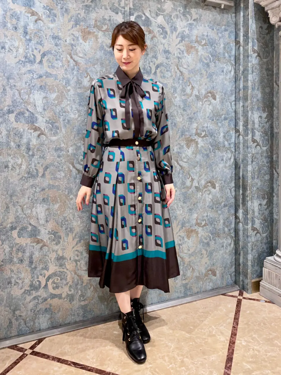 GRACE CONTINENTAL The Banquet Aya. コーディネート画像