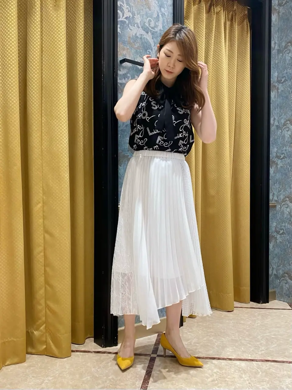 GRACE CONTINENTAL The Banquet Aya. コーディネート画像