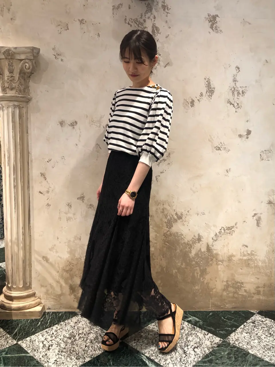 GRACE CONTINENTAL The Banquet HOSHINO コーディネート画像