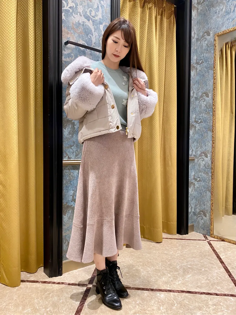 GRACE CONTINENTAL The Banquet Aya. コーディネート画像