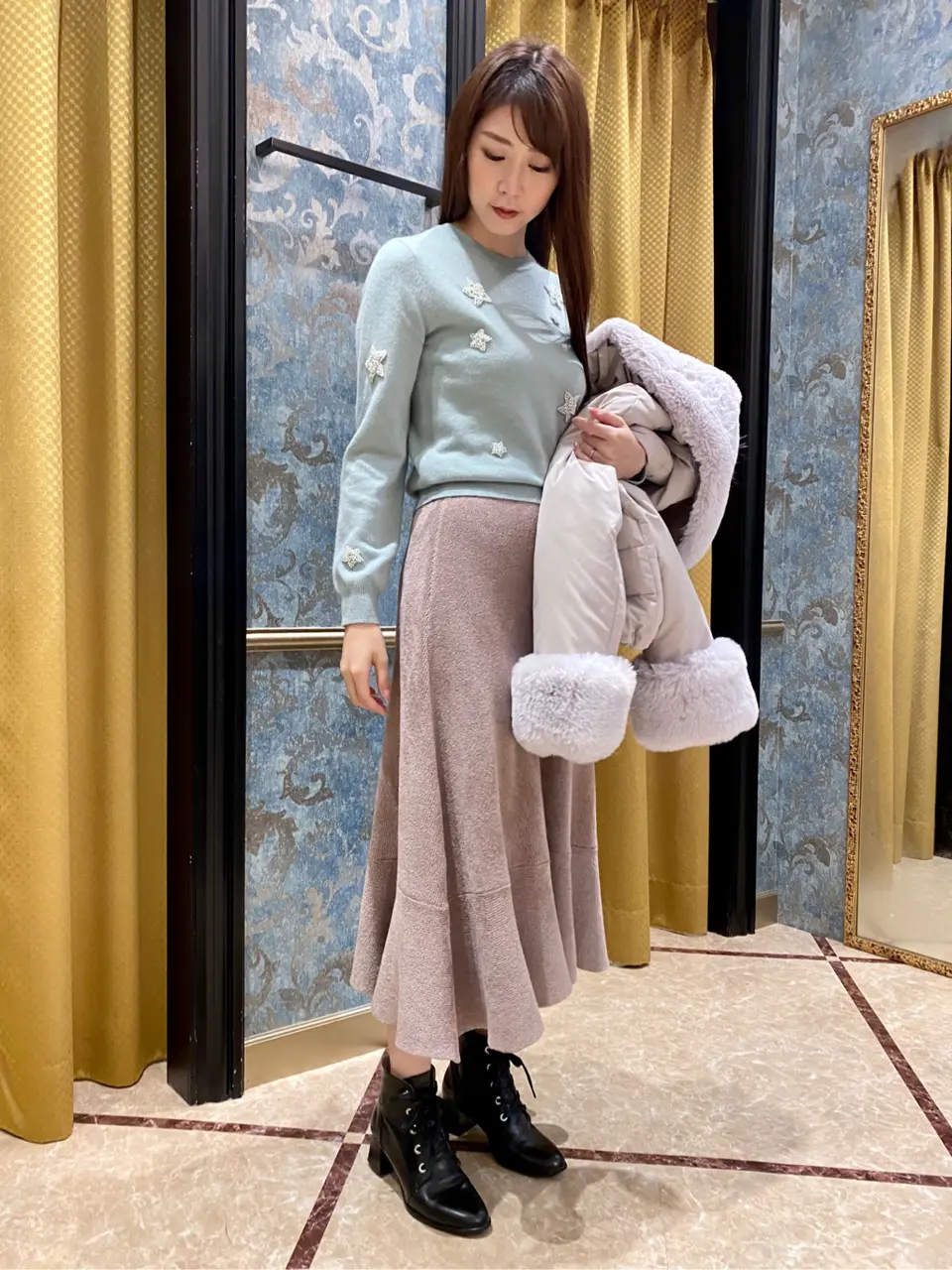 GRACE CONTINENTAL The Banquet Aya. コーディネート画像