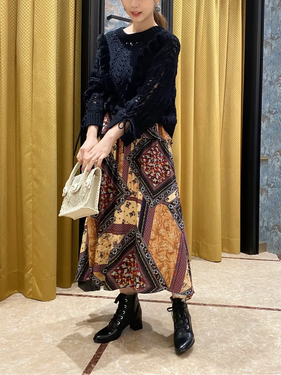 GRACE CONTINENTAL The Banquet Aya. コーディネート画像