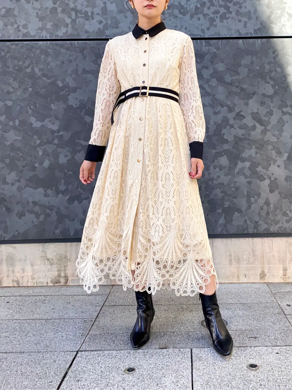 GRACE CONTINENTAL The Banquet MORITA AI コーディネート画像