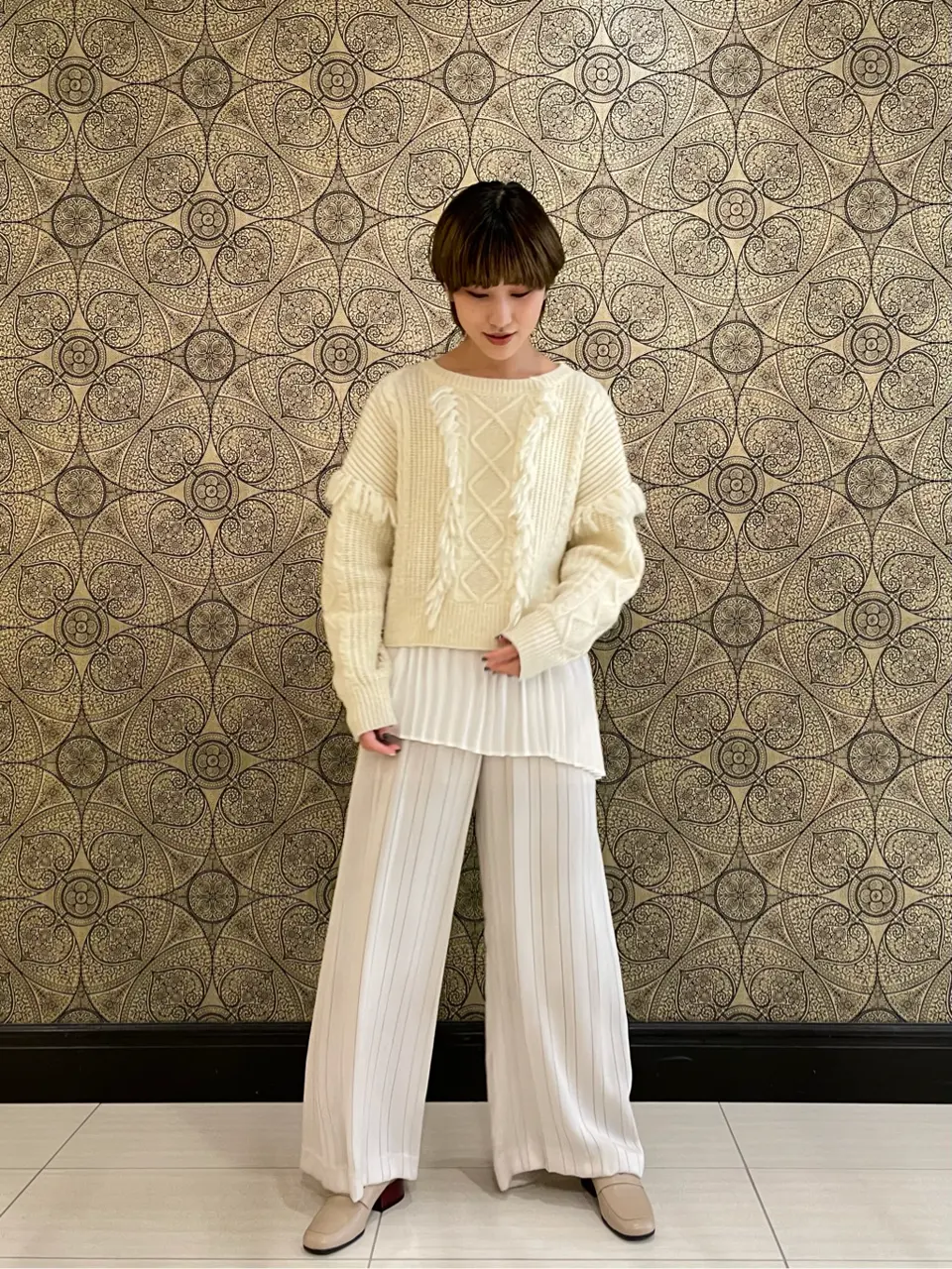 GRACE CONTINENTAL The Banquet 平岩　みなみ コーディネート画像