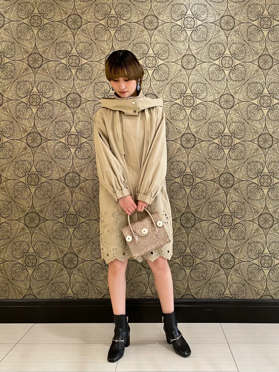 GRACE CONTINENTAL The Banquet 平岩　みなみ コーディネート画像