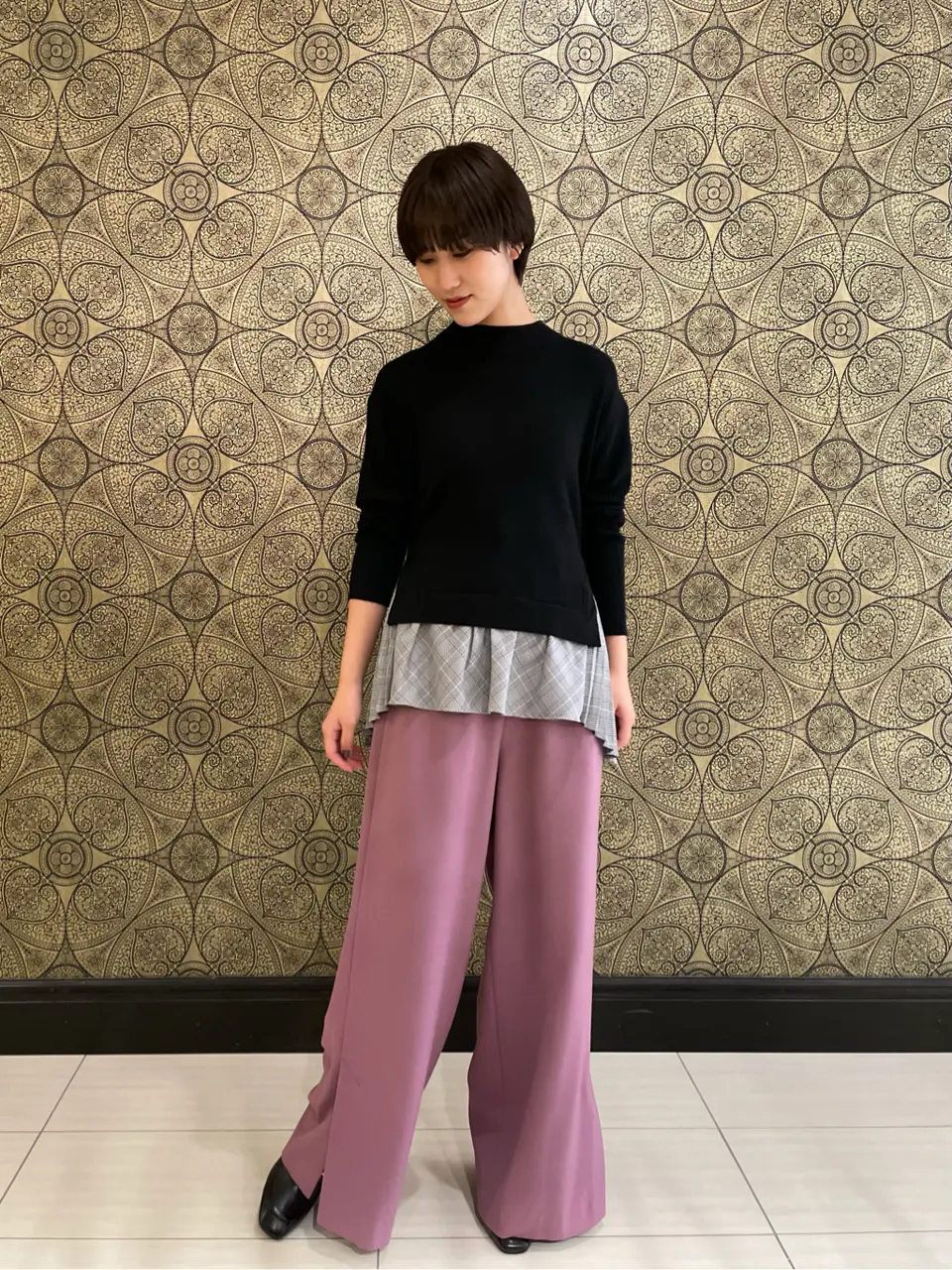 GRACE CONTINENTAL The Banquet 平岩　みなみ コーディネート画像