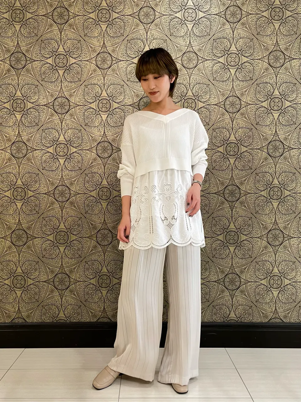 GRACE CONTINENTAL The Banquet 平岩　みなみ コーディネート画像