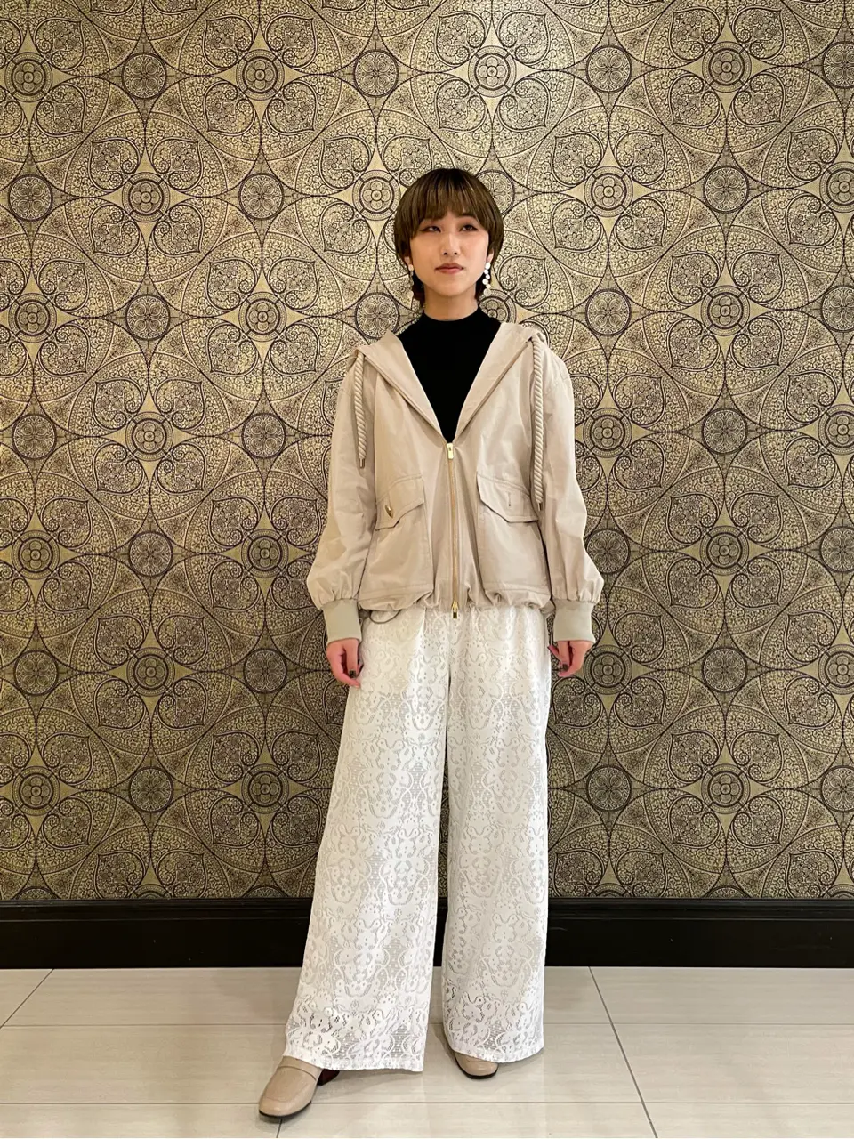 GRACE CONTINENTAL The Banquet 平岩　みなみ コーディネート画像