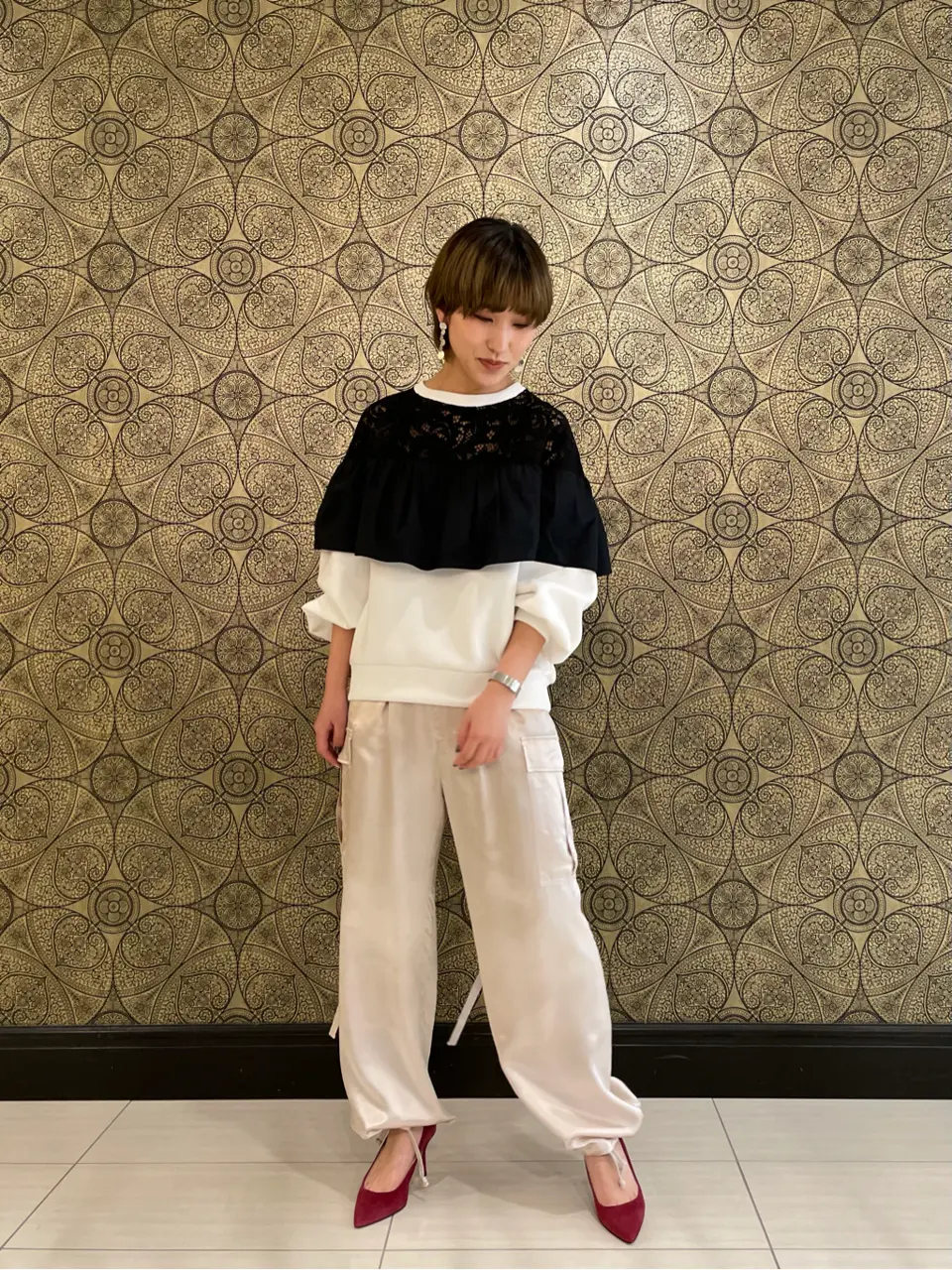 GRACE CONTINENTAL The Banquet 平岩　みなみ コーディネート画像