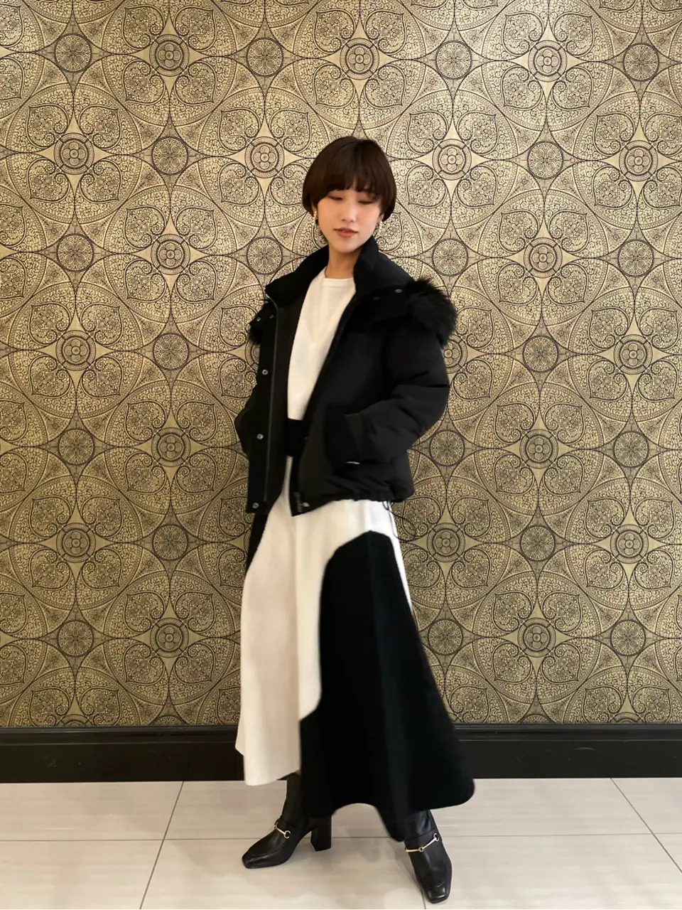 GRACE CONTINENTAL The Banquet 平岩　みなみ コーディネート画像